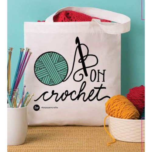 (image for) Boye Tote Bag 13.5"X13.75" - Crochet Hooked